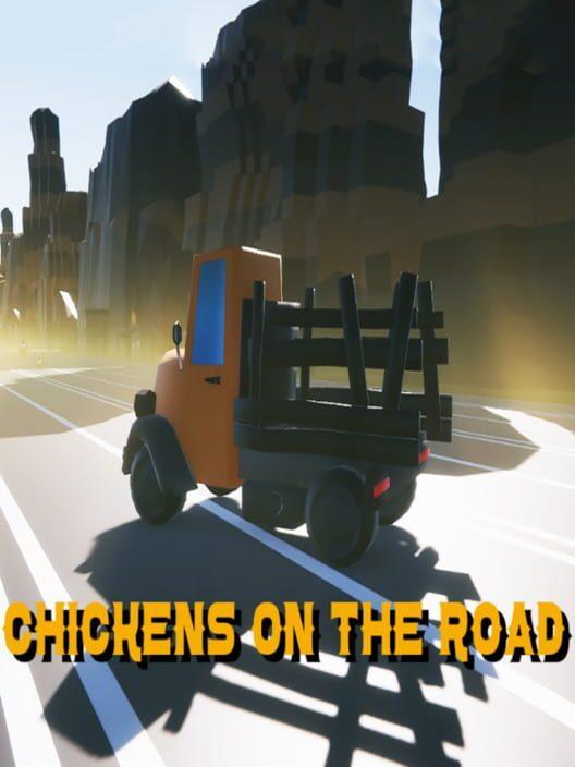 道路上の鶏
